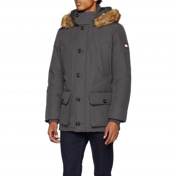 Tommy Hilfiger Hampton Down Parka, Hombre, Gris