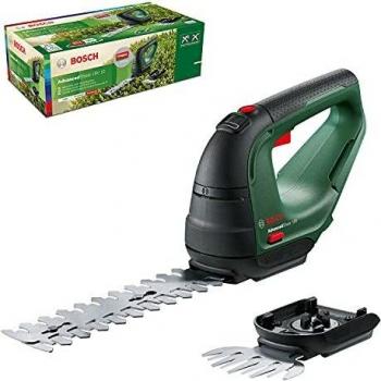 Bosch AdvancedShear 18V-10 Tijeras Cortacésped y Arbustos Inalámbricas, Ancho de Corte 10 cm, Batería de Ión de Litio, Color Negro