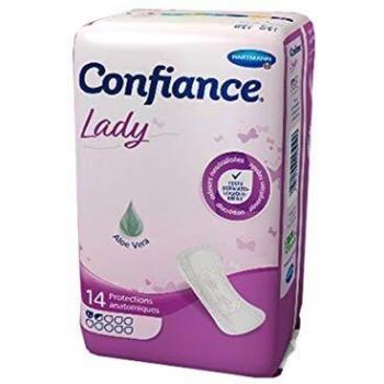 Confiance Lady Protecciones Anatómicas con Aloe Vera 1,5G - 14 unidades
