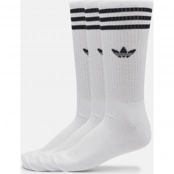 Calcetín Altos Adidas Crew Blanco Unisex 3 Pack Talla 34-36
