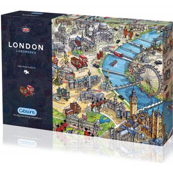 Puzzle Gibsons Monumentos de Londres 1000 piezas G7066