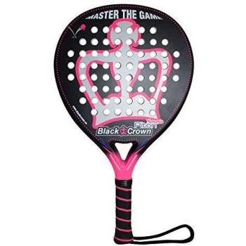Pala de Pádel Nakano | Black Crown | Nivel: Avanzado, Competición, Profesional | Potencia 95%, Control 90%