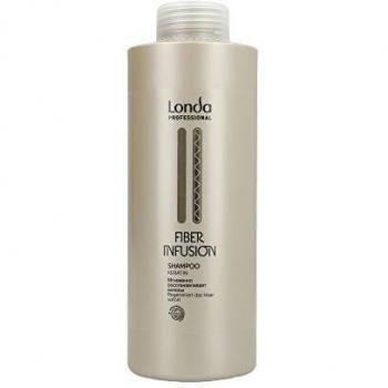 Londa Professional Fiber Infusion Keratin Shampoo 1000ml - Gentle Restorative Shampoo for Damaged and Color-Treated Hair