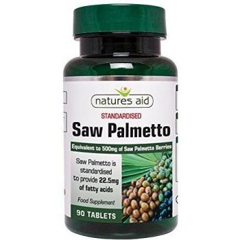 NATURES AID SAW PALMETTO 500 MG 90 TABLETS