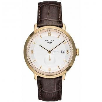 Reloj Cauny CPM002 para Mujer y Hombre - Reloj de pulsera, diseño elegante, caja de acero inoxidable, resistencia al agua, esfera analógica, correa de piel
