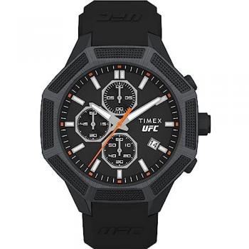 Timex UFC King Chronograph Watch for Men - Black