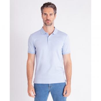 Camisa Polo Slim Fit de Hombre Calvin Klein en Algodón Suave