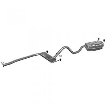 ETS-EXHAUST 5227 El sistema de silenciadores para RENAULT LAGUNA 1.6 1.8 2.0 HATCHBACK FAMILIAR 110/120/140hp 1998-2001