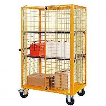 Carro Profesional de Pisos con Puerta Doble, 1700 x 1140 x 710 mm