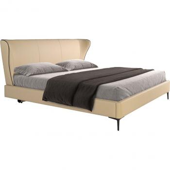 Cama polipiel color crema ANGEL CERDÁ 7157C, Crema, Polipiel, 220 x 217 x 110