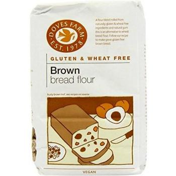 Doves Farm | Gluten Free Brown Bread Flour | 5 X 1Kg