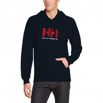 Helly Hansen Hh Logo Summer Hoodie Sudadera con Capucha, Hombre, Azul Marino, XL