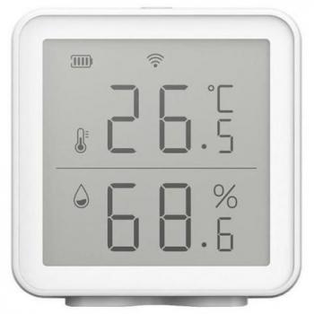 Termostato Konyks Wi-Fi inteligente con control remoto, programación semanal, compatibilidad con asistentes de voz, pantalla LCD y diseño compacto