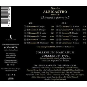 Henrico Albicastro - 12 Concerti a Quattro Op. 7