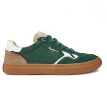 Zapatillas Pepe Jeans Travis Free Ivy Verde Hombre - Tipo: Zapatillas, Características: Color verde, diseño casual, estilo urbano, talla 44