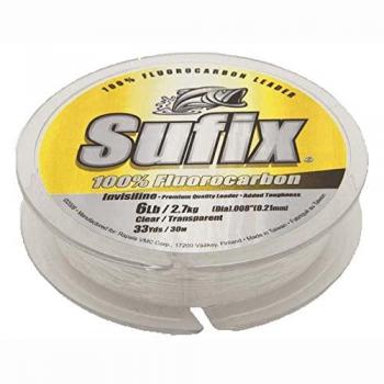 Línea de pesca Sufix Fluorocarbono Invisiline 50 M Transparente - D.0.44mm - R.14.6Kg - SIL44C50H