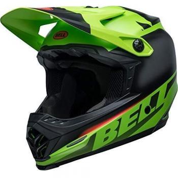 BELL Full-9 Fusion MIPS Casco Integral MTB, Unisex, Verde Mate/Negro/Crim, Pequeña/53-55 cm