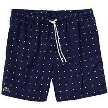 Lacoste Bañador Topo Azul Marino Hombre S Marino