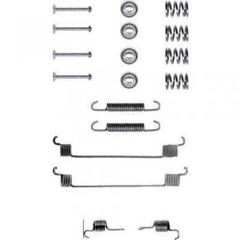 Juego de accesorios para frenos HELLA 8DZ 355 200-101, zapatas de freno y kit de instalación