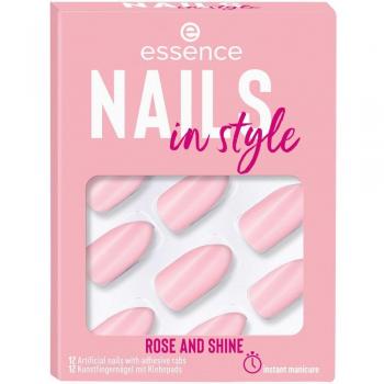 Essence Nails In Style Artificial Nails Number 14 Rose And Shine Pack of 12