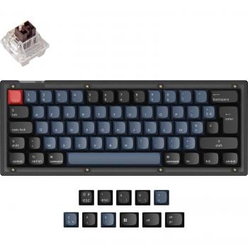Teclado Mecánico Gaming Keychron V4 - 60% - RGB - Switch Marrón - Inalámbrico - Intercambiable en Caliente