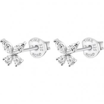Pendientes Mariposa Time Road WS03256 Plata Mujer