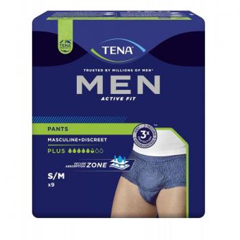 Tena Men Active Fit Pants Medium 9 unidades