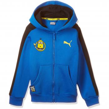 Sudadera Minions de Puma, chaqueta con capucha para niño, infantil, Minions Hooded Jacket, Lapis Blue, 140