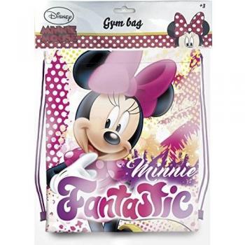 Bolsa gym bag tipo saco con cordones 41cm de Minnie Mouse