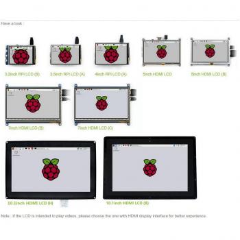 Waveshare 5 Inch Display for Raspberry Pi 4 Resistive Touchscreen 800x480 High Resolution HDMI LCD Monitor Compatible for All Raspberry Pi Raspbian/Ubuntu/Kali/Retropie Drivers Provided
