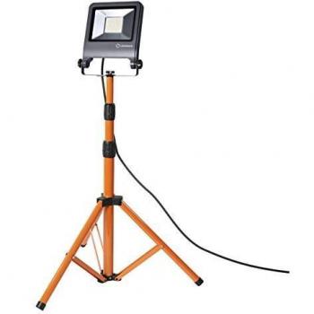 Proyector LED Ledvance Trípode 50W para iluminación de obras y construcción