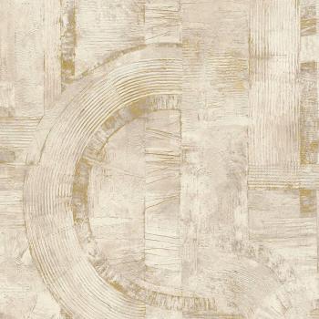 Rasch Urban Manhattan Vintage Abstract Non-Woven Wallpaper 554755, Beige, 0.53 x 10.05 m