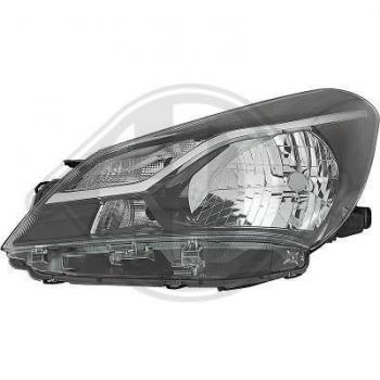 Faro Delantero DIEDERICHS 6607383 para TOYOTA - Proyector Principal, Luz delantera