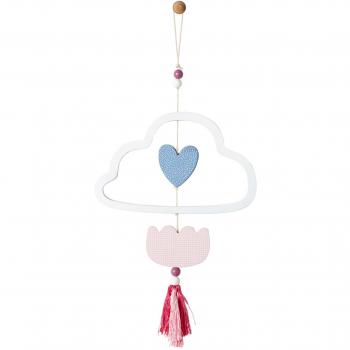 Vertbaudet Mobile Déco nube, beige claro, Talla única