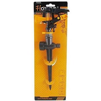 HOTECHE 374020 Aspersor con pincho, Negro y Naranja