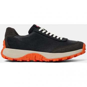 Camper Drift Trail VIBRAM - Men's Smooth Leather Sneakers - Black, Size 40/7 US