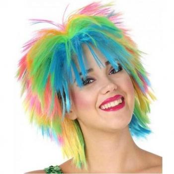 Gran Fiesta - Peluca Multicolor