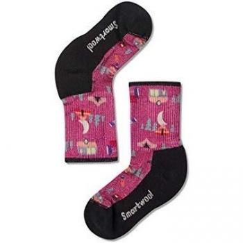 Smartwool Kids 's Hike Light Summer Nights - Calcetines con estampado, Hike Light Summer Nights Print Crew, Unisex niños, color Malva de Prado, tamaño small
