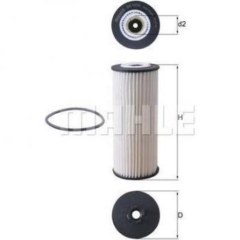 Filtro de aceite KNECHT MAHLE ORIGINAL OX 1236D