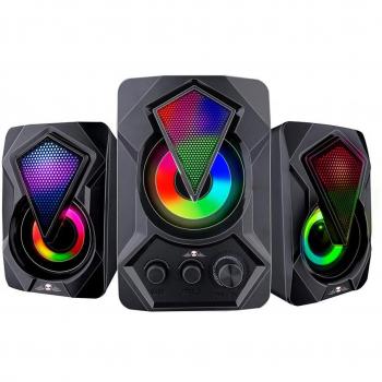 Altavoces gaming con luz RGB de la marca No Fear
