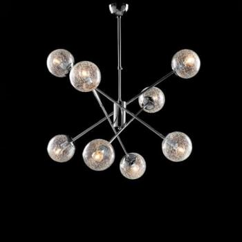 Lámpara Moderna Tresor Cromo 8 Luces E14