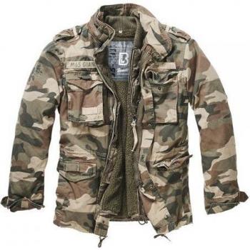 Brandit M-65 Giant Light Woodland Jacket for Men