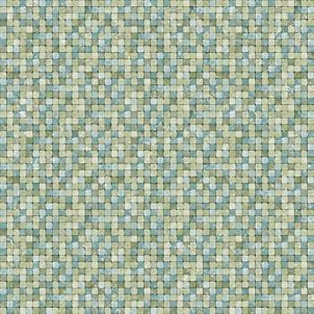 Saint Honore - Papel pintado gresite tricolor