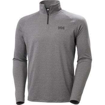 Helly Hansen Men's Verglas Lightweight Half Zip Sweatshirt - Dark Grey - XL