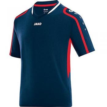 Jako Camiseta De Voleibol bloque, hombre, Volleyball Trikot Block, Marine/Rot/Weiß, small