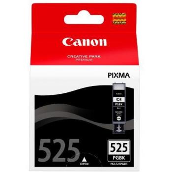 Canon PGI-525 Cartucho de tinta original Negro para Impresora de Inyeccion de tinta Pixma iP4850-iP4950-Ix6550-MG5150-MG5250-MG5350-MG6150-MG6250-MG8150-MG8250-MX715-MX885-MX895