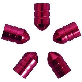 Tapones de válvula CARPOINT 2216003, 5 piezas, color rojo, diseño bullet