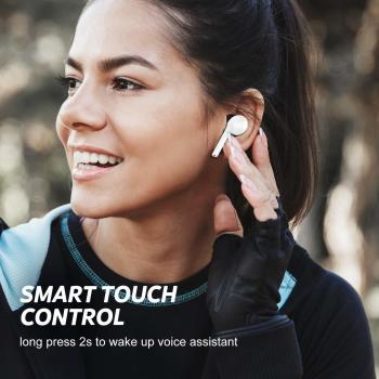 2020 Auriculares inalámbricos Bluetooth actualizados con micrófono de Audio estéreo hasta 15 Horas de Juego Estuche portátil de Carga Deportiva
