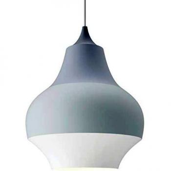 Lámpara colgante Louis Poulsen Cirque Ø38 cm gris