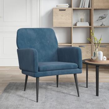 Sillón de terciopelo 62x79x79 cm Gris claro, Gris oscuro, Verde oscuro, Azul - Sillón cómodo para dormitorio y sala de estar